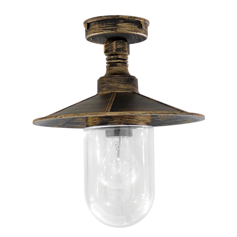 Heronia Lighting - ΣΗΜΑΝΤΙΚΟ: Σε περίπτωση διαφοράς τιμής από το κατάστημα ισχύει παντα και μόνο η τιμή του καταστήματος Heronia Φωτιστικό Οροφής Εξωτερικού Χώρου Πλαστικό Μπρο