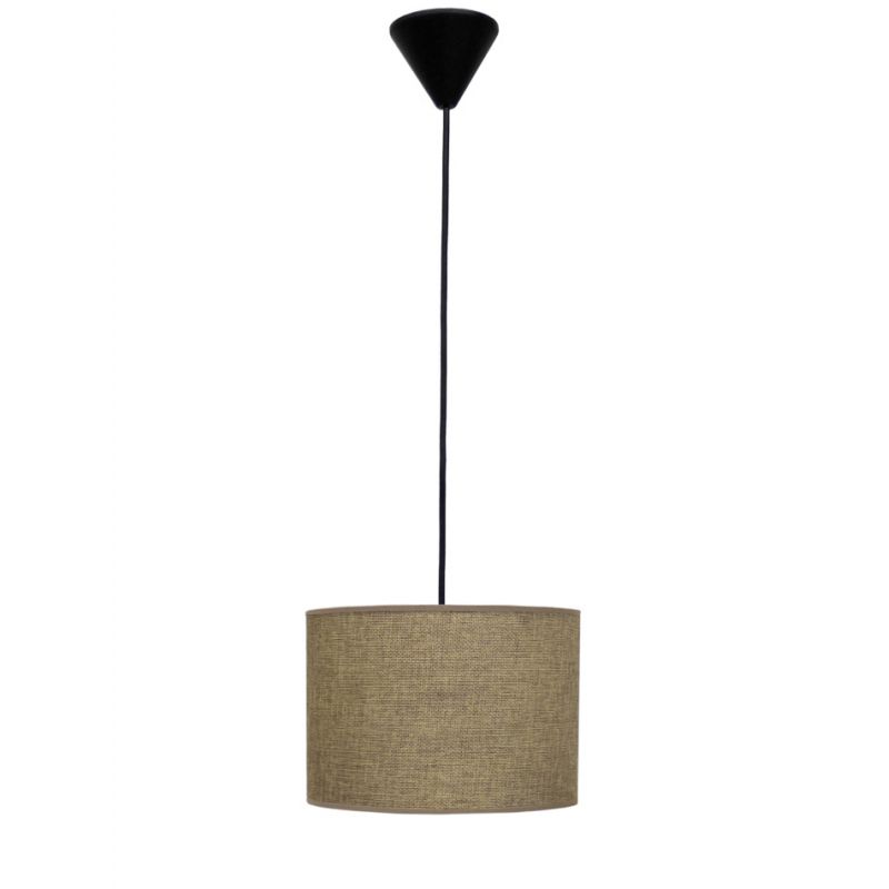 Heronia Κρεμαστό Φωτιστικό Οροφής ΗΚ-06 Μονόφωτο Υφασμά