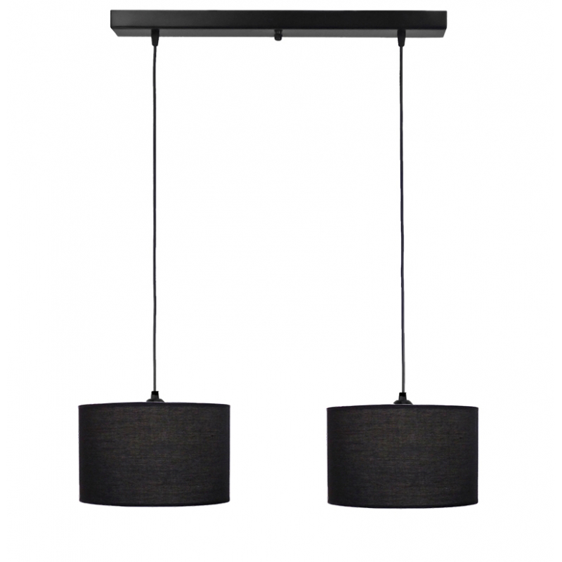 Heronia Κρεμαστό Φωτιστικό Οροφής ΗΚ-03 RAGA 2Φωτο Υφασ