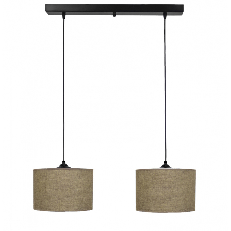 Heronia Lighting - ΣΗΜΑΝΤΙΚΟ: Σε περίπτωση διαφοράς τιμής από το κατάστημα ισχύει παντα και μόνο η τιμή του καταστήματος Heronia Κρεμαστό Φωτιστικό Οροφής ΗΚ-06 RAGA 2Φωτο Υφασ