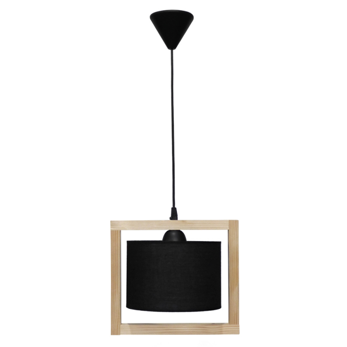 Heronia Kremasto Fotistiko Orofis HKF-03 1/L Monofoto Xulino/Ampazour Fusiko/Mavro E27 F20x27x95cm 14-0213