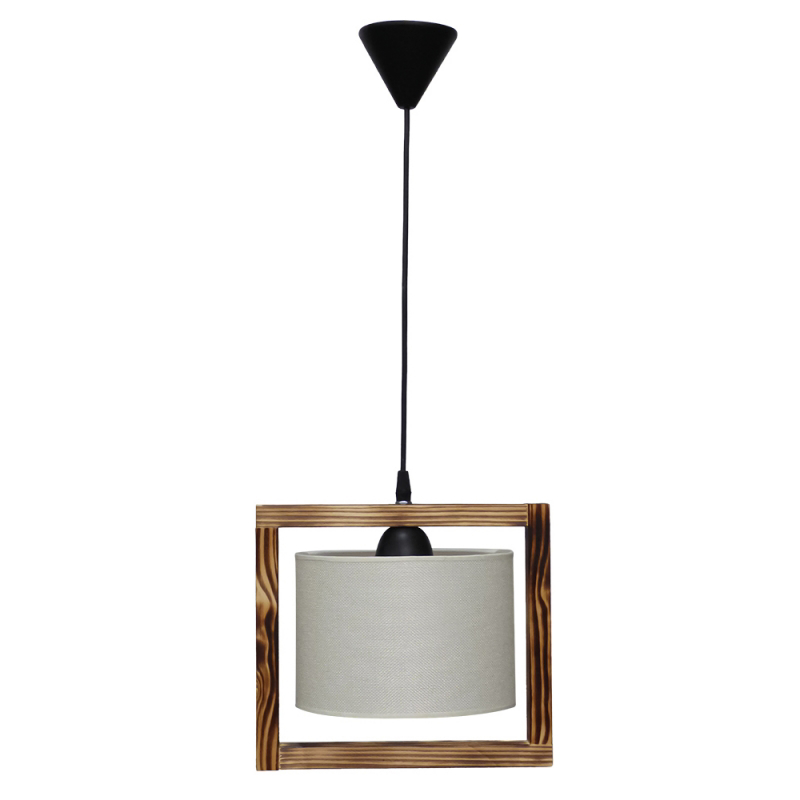 Heronia Lighting - ΣΗΜΑΝΤΙΚΟ: Σε περίπτωση διαφοράς τιμής από το κατάστημα ισχύει παντα και μόνο η τιμή του καταστήματος Heronia Κρεμαστό Φωτιστικό Οροφής HKF-01 1/L Μονόφωτο Ξ