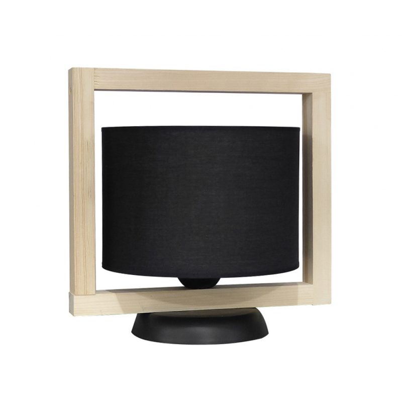 Διακοσμητικά Επιτραπέζια agiovlasitishome - ΣΗΜΑΝΤΙΚΟ: Σε περίπτωση διαφοράς τιμής από το κατάστημα ισχύει παντα και μόνο η τιμή του καταστήματος Heronia Πορτατίφ HKF-03PR Μονόφωτο Ξύλινο/Αμπαζούρ Φυσι