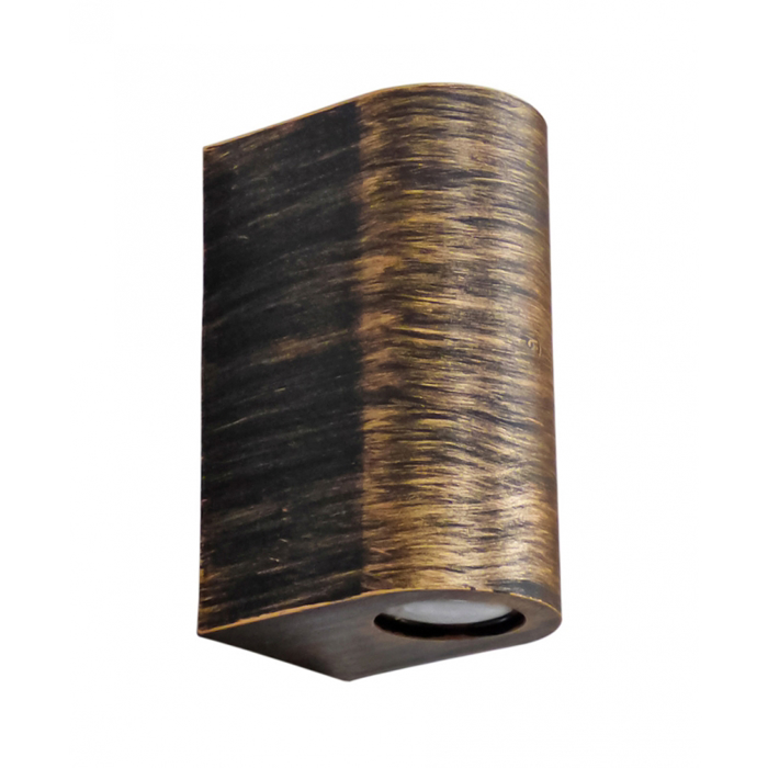 Heronia Spot Toixou Up-Down Exoterikou Xorou Plastiko Bronze GU10 C-032-2L 16,5x10,2x7,5cm 15-0218