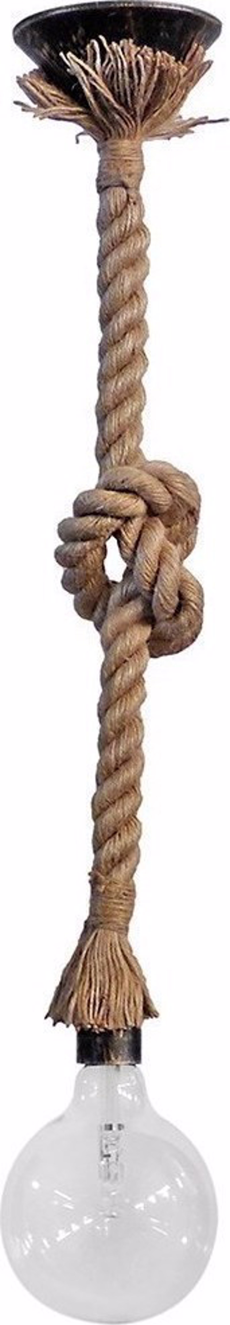 Φωτιστικά agiovlasitishome - ΣΗΜΑΝΤΙΚΟ: Σε περίπτωση διαφοράς τιμής από το κατάστημα ισχύει παντα και μόνο η τιμή του καταστήματος Heronia Φωτιστικό Οροφής Πλαστικό/Σχοινί ROPE Μπρονζέ/Φ