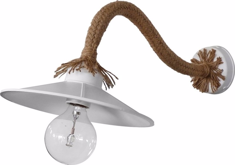 Φωτιστικά agiovlasitishome - ΣΗΜΑΝΤΙΚΟ: Σε περίπτωση διαφοράς τιμής από το κατάστημα ισχύει παντα και μόνο η τιμή του καταστήματος Heronia Απλίκα Τοίχου Εξωτερικού Χώρου Πλαστικό/Σχοινί