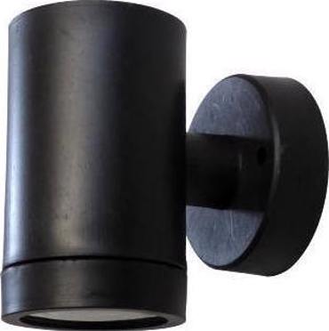 Heronia Απλίκα Τοίχου/Σπότ Εξωτερικού Χώρου Πλαστικό C-01 Μαύρο GU10 LED 9,5Χ7Χ10cm 15-0029
