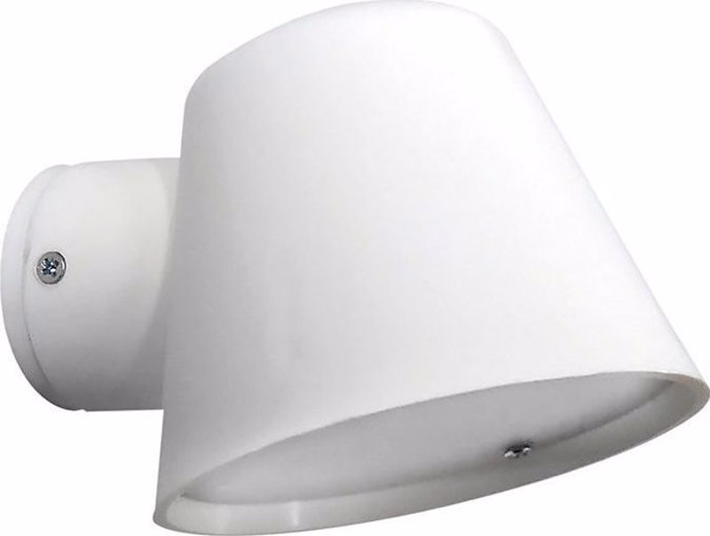 Heronia Απλίκα Τοίχου/Σπότ Εξωτερικού Χώρου Πλαστικό C-09 Λευκό GU10 11,5Χ15Χ10cm 15-0163