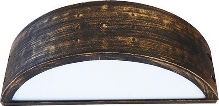 Heronia Aplika Toixou Exoterikou Xorou Plastiko Xelona SLP-20B Bronze E27 7,5X27X10,5cm 13-0083