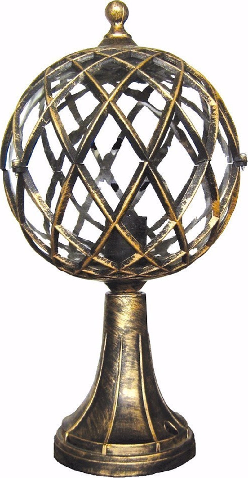 Heronia Επιδαπέδιο Φωτιστικό Εξωτερικού Χώρου Πλαστικό/Γυαλί LP-530EN Μπρονζέ Ε27 21Χ40cm 10-0132