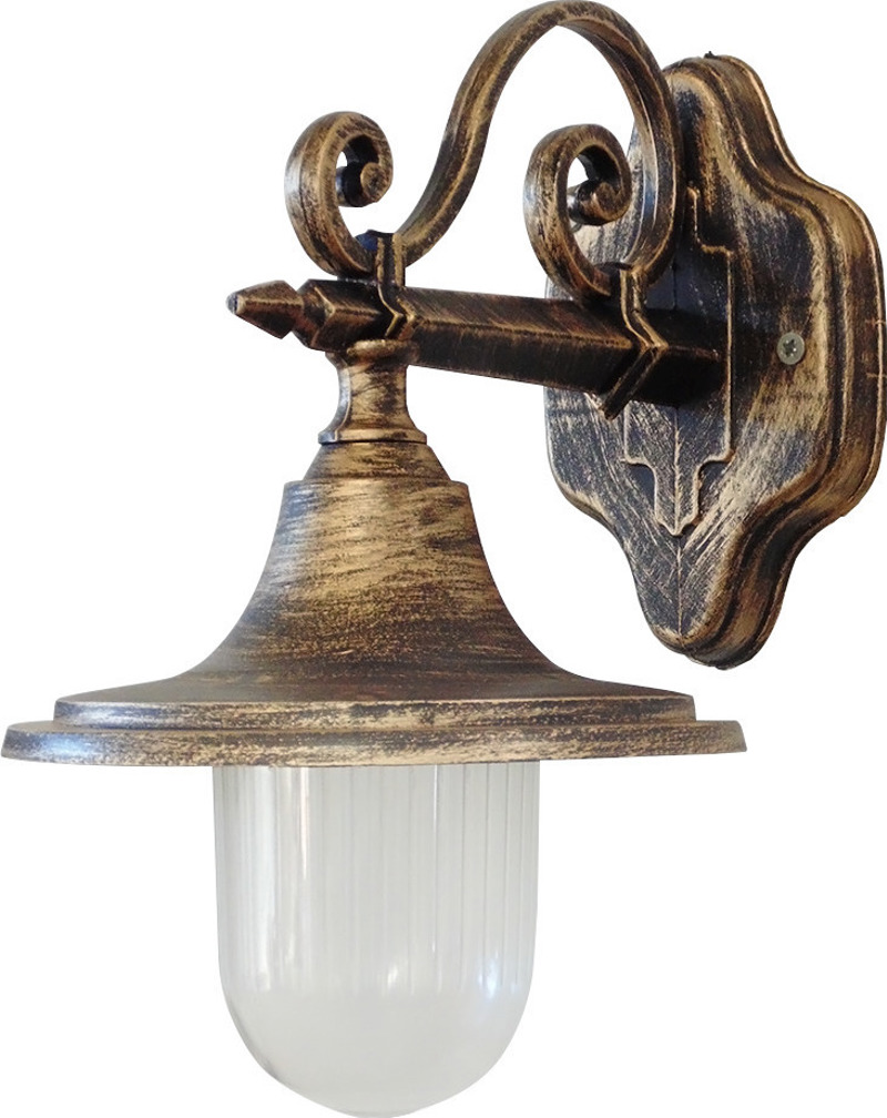 Φωτιστικά agiovlasitishome - ΣΗΜΑΝΤΙΚΟ: Σε περίπτωση διαφοράς τιμής από το κατάστημα ισχύει παντα και μόνο η τιμή του καταστήματος Heronia Απλίκα Τοίχου Εξωτερικού Χώρου Πλαστικό/Γυαλί L