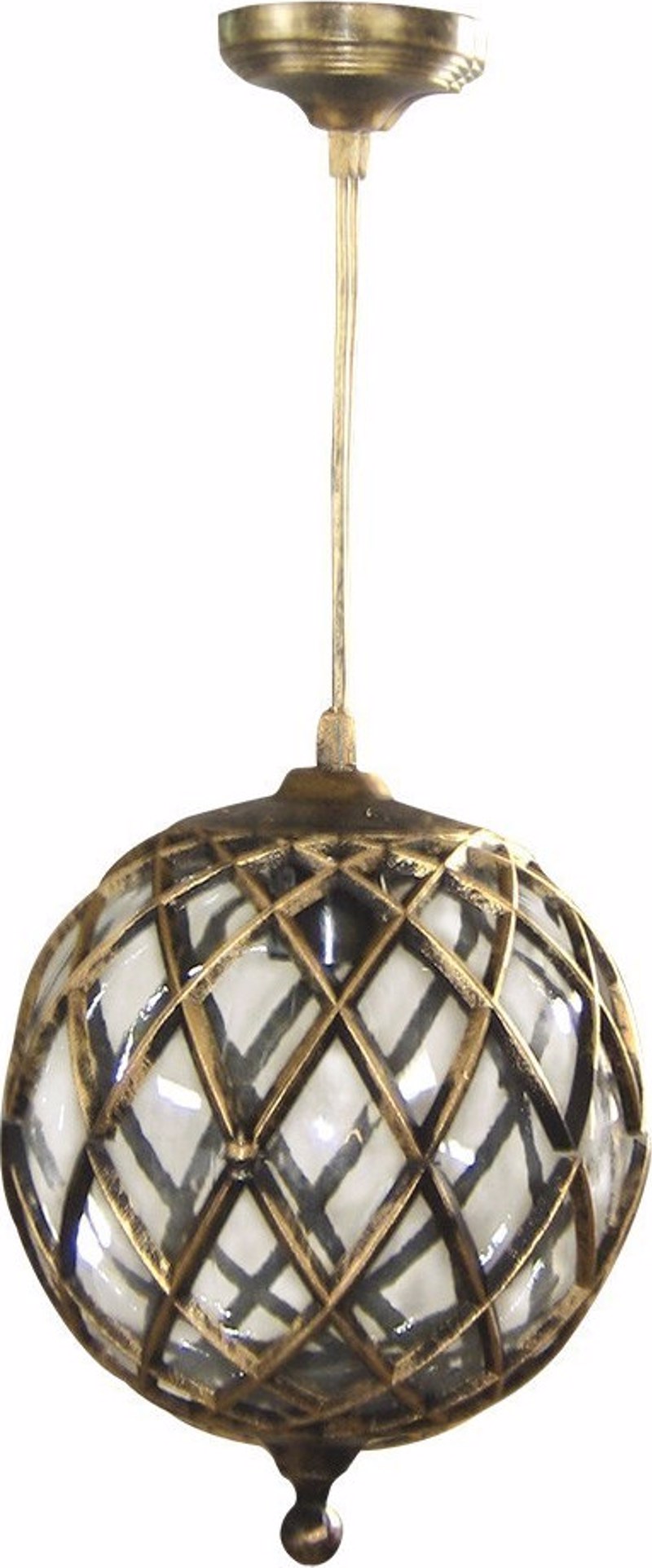 Heronia Κρεμαστό Φωτιστικό Εξωτερικού Χώρου Πλαστικό/Γυ