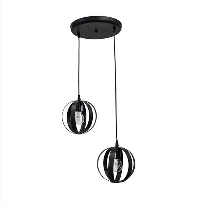 Heronia 2Foto Fotistiko Orofis Metallo LAMA Mavro E27 35X80cm 34-0061