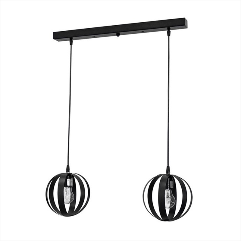 Heronia Lighting - ΣΗΜΑΝΤΙΚΟ: Σε περίπτωση διαφοράς τιμής από το κατάστημα ισχύει παντα και μόνο η τιμή του καταστήματος Heronia 2Φωτο Φωτιστικό Οροφής Μέταλλο LAMA Μαύρο E27 1