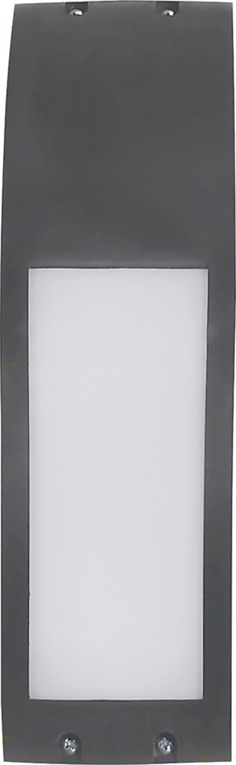 Heronia Απλίκα Τοίχου Εξωτερικού Χώρου Πλαστικό SLP-20C Γκρί Ε27 10,5Χ7,5Χ27cm 13-0094