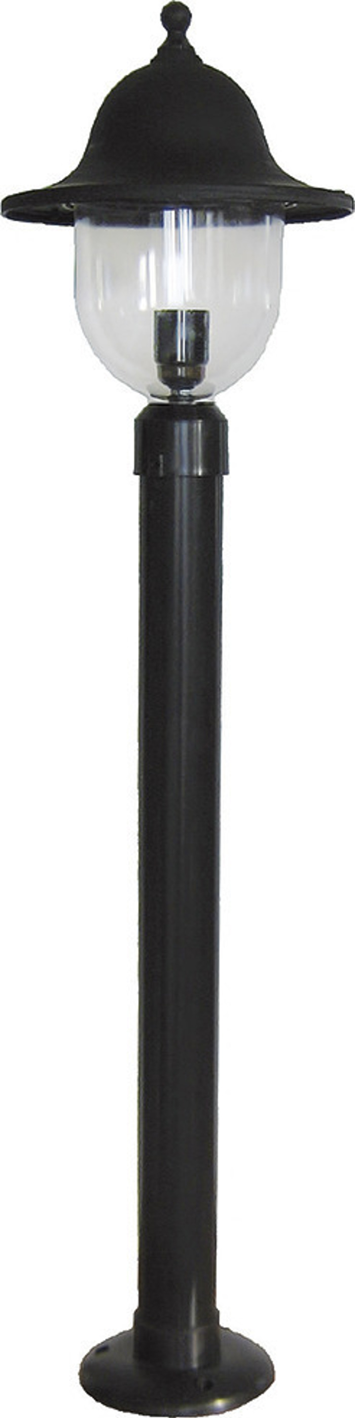 Heronia Epidapedio Fotistiko Exoterikou Xorou Plastiko LP-800EB Mavro E27 24,5X130cm 10-0219