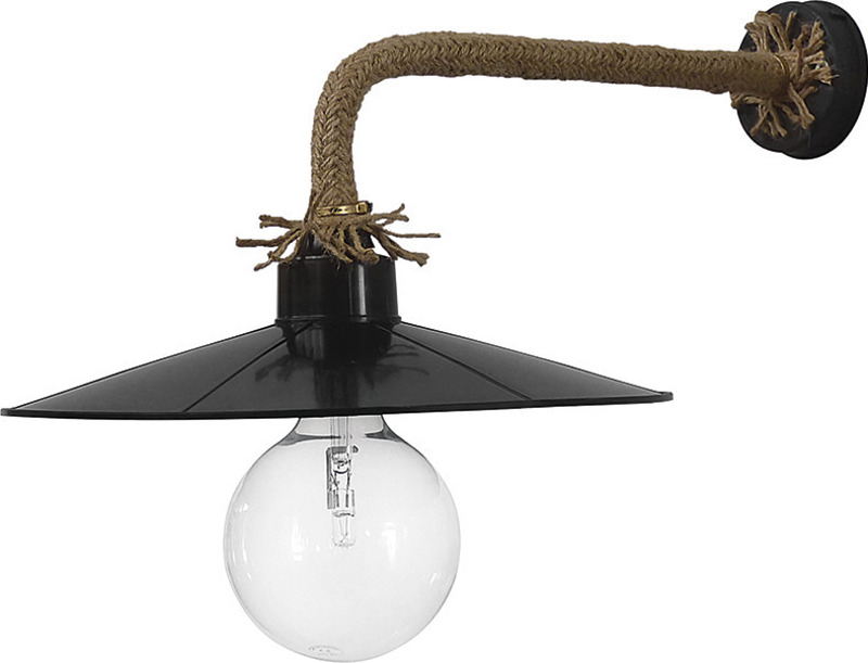 Φωτιστικά agiovlasitishome - ΣΗΜΑΝΤΙΚΟ: Σε περίπτωση διαφοράς τιμής από το κατάστημα ισχύει παντα και μόνο η τιμή του καταστήματος Heronia Απλίκα Τοίχου Εξωτερικού Χώρου Πλαστικό/Σχοινί