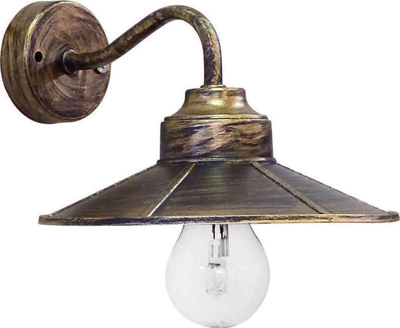 Heronia Lighting - ΣΗΜΑΝΤΙΚΟ: Σε περίπτωση διαφοράς τιμής από το κατάστημα ισχύει παντα και μόνο η τιμή του καταστήματος Heronia Απλίκα Τοίχου Μέταλλο/Πλαστικό AS-161 AP Μπρονζ