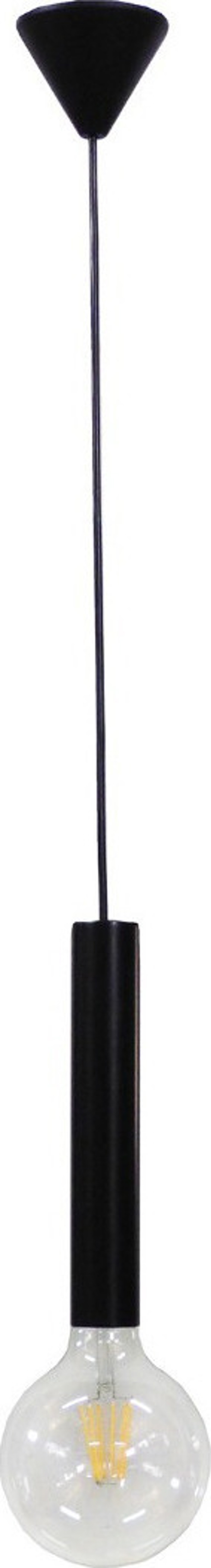 Heronia Fotistiko Orofis Metallo S-42 Mavro E27 80cm 34-0184