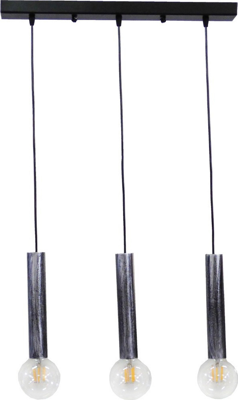 Φωτιστικά agiovlasitishome - ΣΗΜΑΝΤΙΚΟ: Σε περίπτωση διαφοράς τιμής από το κατάστημα ισχύει παντα και μόνο η τιμή του καταστήματος Heronia 3Φωτο Φωτιστικό Οροφής Μέταλλο S-42RAGA Μαύρο/Α