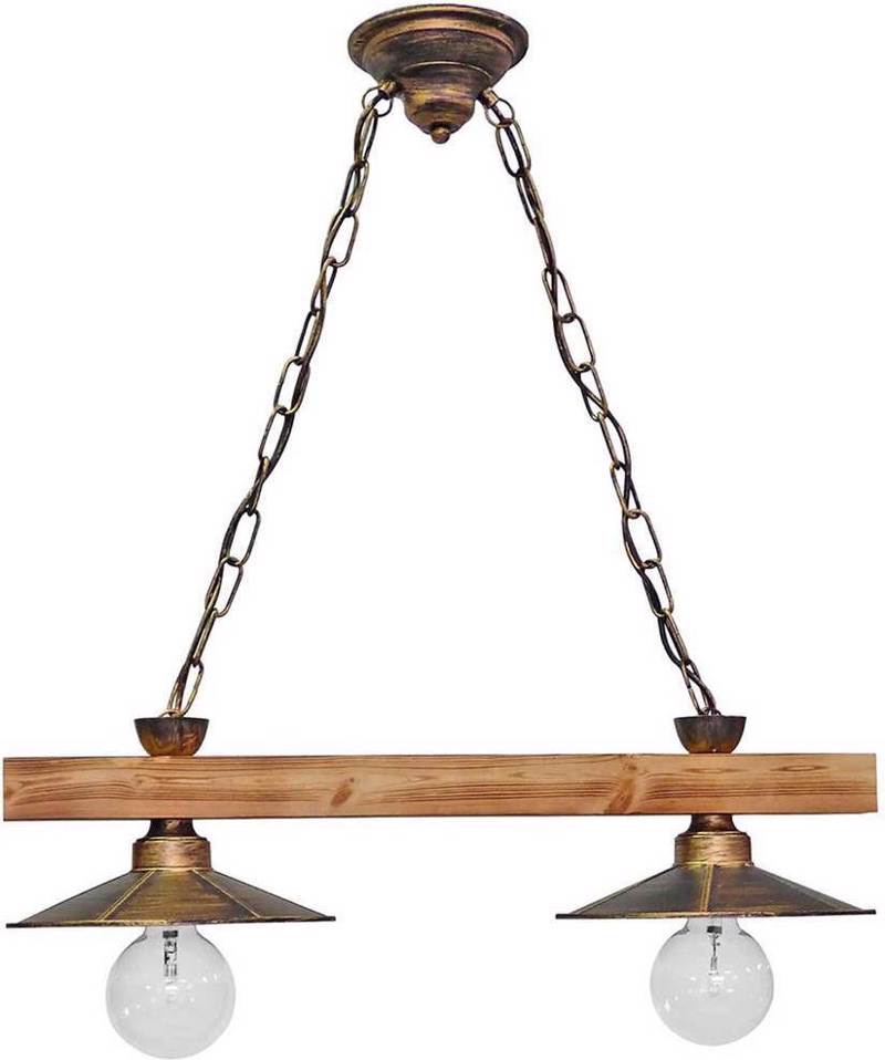 Heronia Lighting - ΣΗΜΑΝΤΙΚΟ: Σε περίπτωση διαφοράς τιμής από το κατάστημα ισχύει παντα και μόνο η τιμή του καταστήματος Heronia 2Φωτο Φωτιστικό Οροφής Ξύλο/Μέταλλο R-150 Μπρον