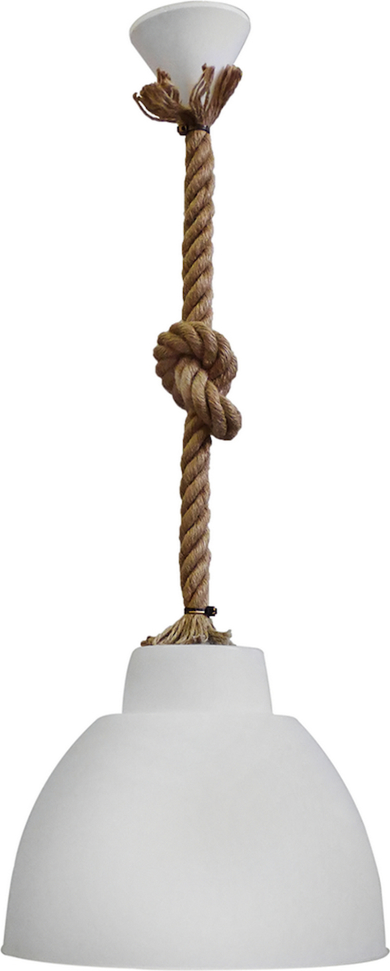 Heronia Φωτιστικό Οροφής Πλαστικό/Σχοινί BOTTLE/29 ROPE UT Λευκό E27 29Χ75cm 31-0941