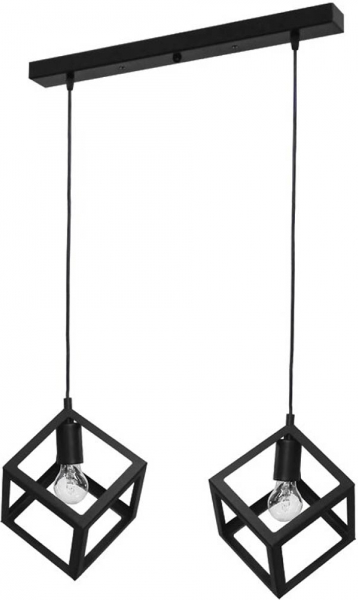 Heronia 2Foto Fotistiko Orofis Metallo KYVOS  Mavro E27 22X55X85cm 34-0054