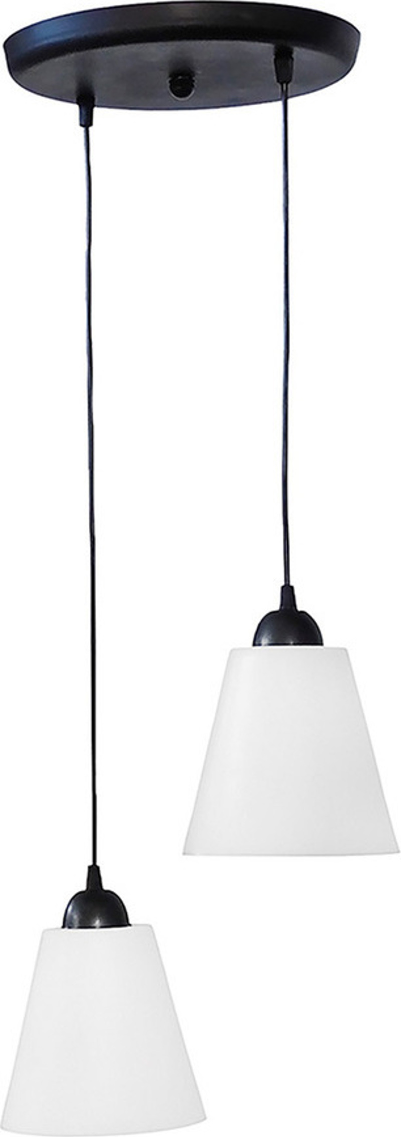 Heronia 2Φωτο Φωτιστικό Οροφής Πλαστικό FUN-01 PENDEL Μ