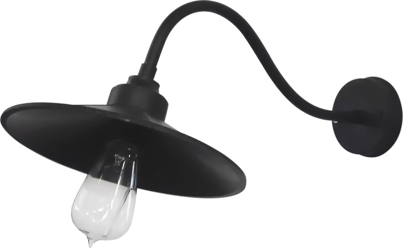 Heronia Απλίκα Τοίχου Εξωτερικού Χώρου Πλαστικό/Μέταλλο AS-150AP Μαύρο Ε27 24Χ44Χ20cm 31-0595