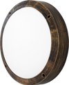 Heronia Aplika Toixou/Orofis Plafon Exoterikou Xorou Plastiko SLP-40A Bronze 2/E27 18X8cm 13-0089