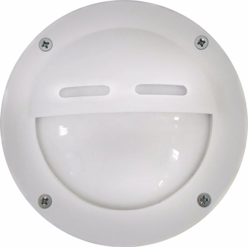 Heronia Απλίκα Τοίχου/Οροφής Εξωτερικού Χώρου Πλαστικό Χελώνα SLP-10D Λευκό G9 LED 14cm 13-0060