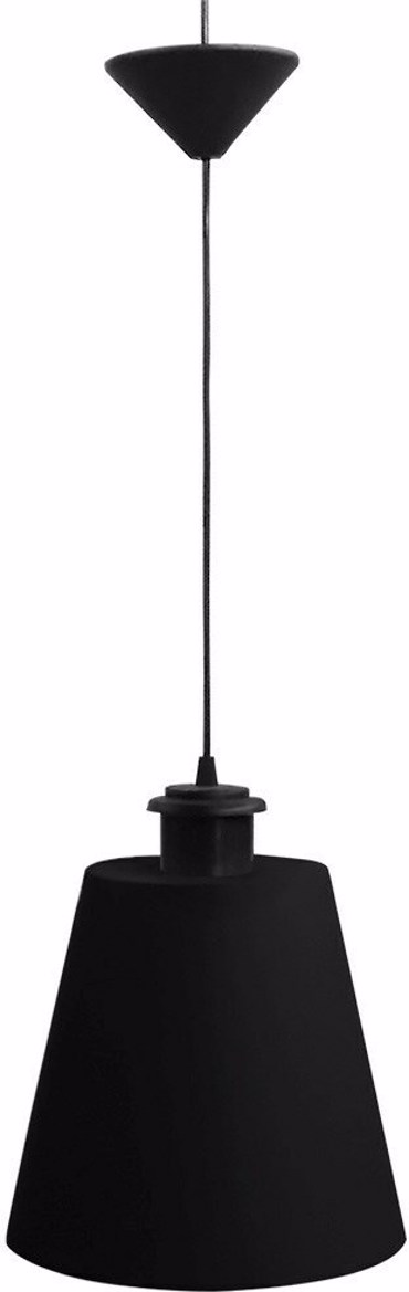 Heronia Φωτιστικό Οροφής Πλαστικό FUN-03 Μαύρο E27 26Χ85cm 31-0010