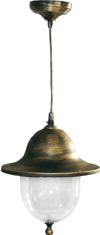 Heronia Kremasto Fotistiko Exoterikou Xorou Plastiko/Gyali  LP-800K Bronze E27 24,5cm 11-0056
