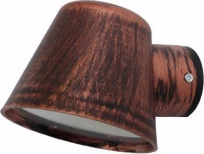 Heronia Απλίκα Τοίχου/Σπότ Εξωτερικού Χώρου Πλαστικό C-09 Χαλκός GU10 LED 11,5Χ15Χ10cm 15-0168