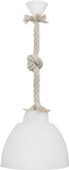 Heronia Fotistiko Orofis Plastiko/Sxoini MACRAME BOTTLE/29 MAC-ROPE Ekrou/Lefko E27 29X70cm 31-1082