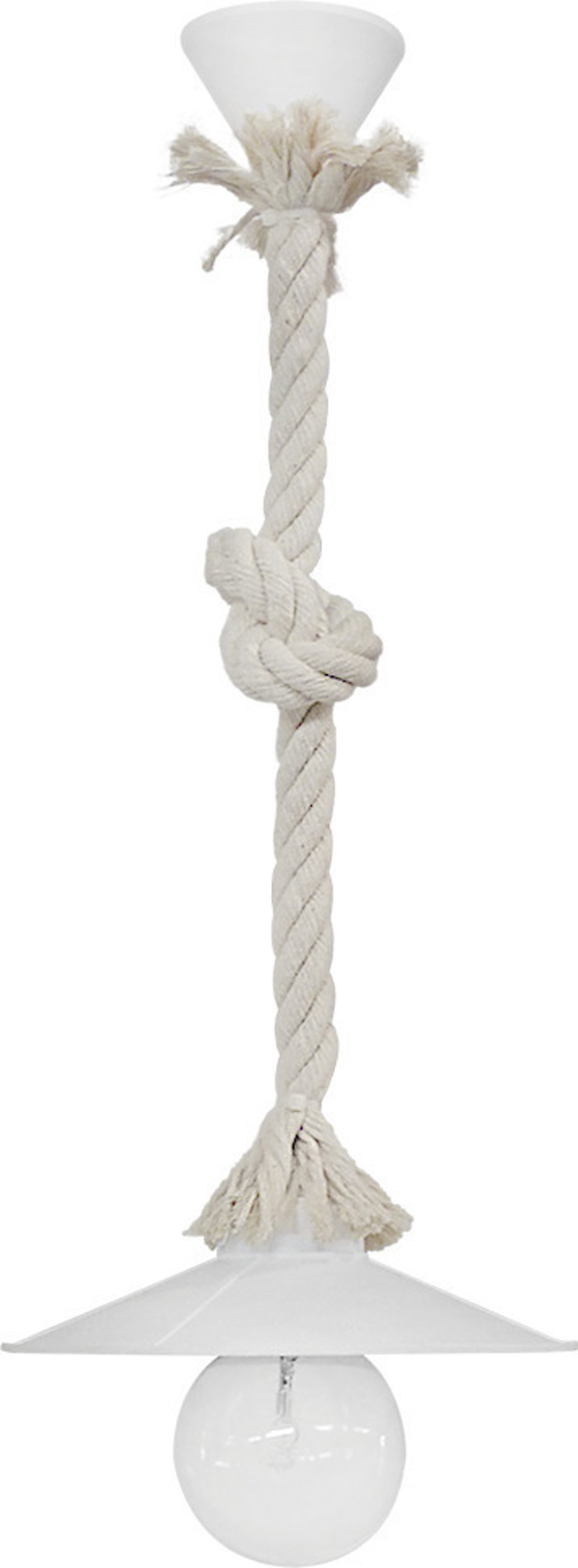 Heronia Fotistiko Orofis Plastiko/Sxoini MACRAME MAC-150K-MAC-ROPE Ekrou E27 24X56cm 31-1079