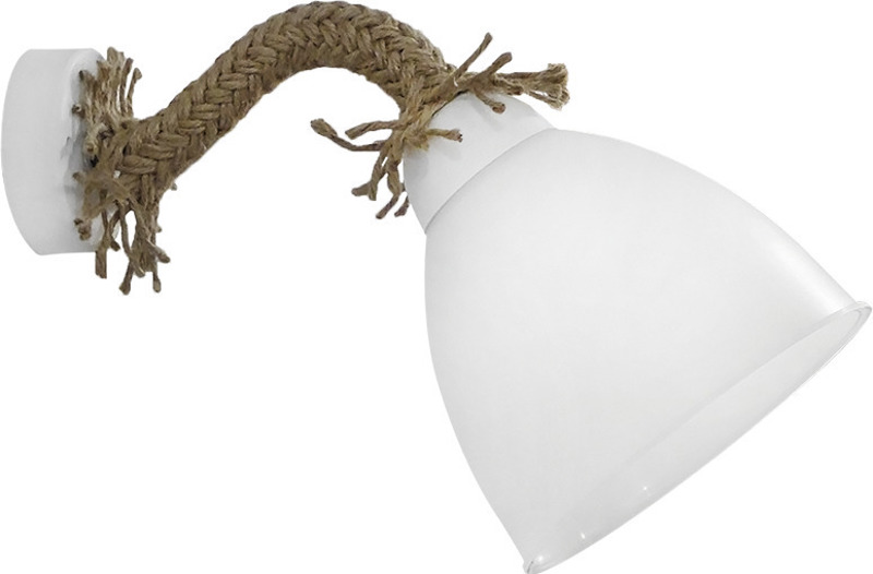 Φωτιστικά agiovlasitishome - ΣΗΜΑΝΤΙΚΟ: Σε περίπτωση διαφοράς τιμής από το κατάστημα ισχύει παντα και μόνο η τιμή του καταστήματος Heronia Απλίκα Τοίχου Πλαστικό/Σχοινί UT-26ΑΡ OVO ROPE