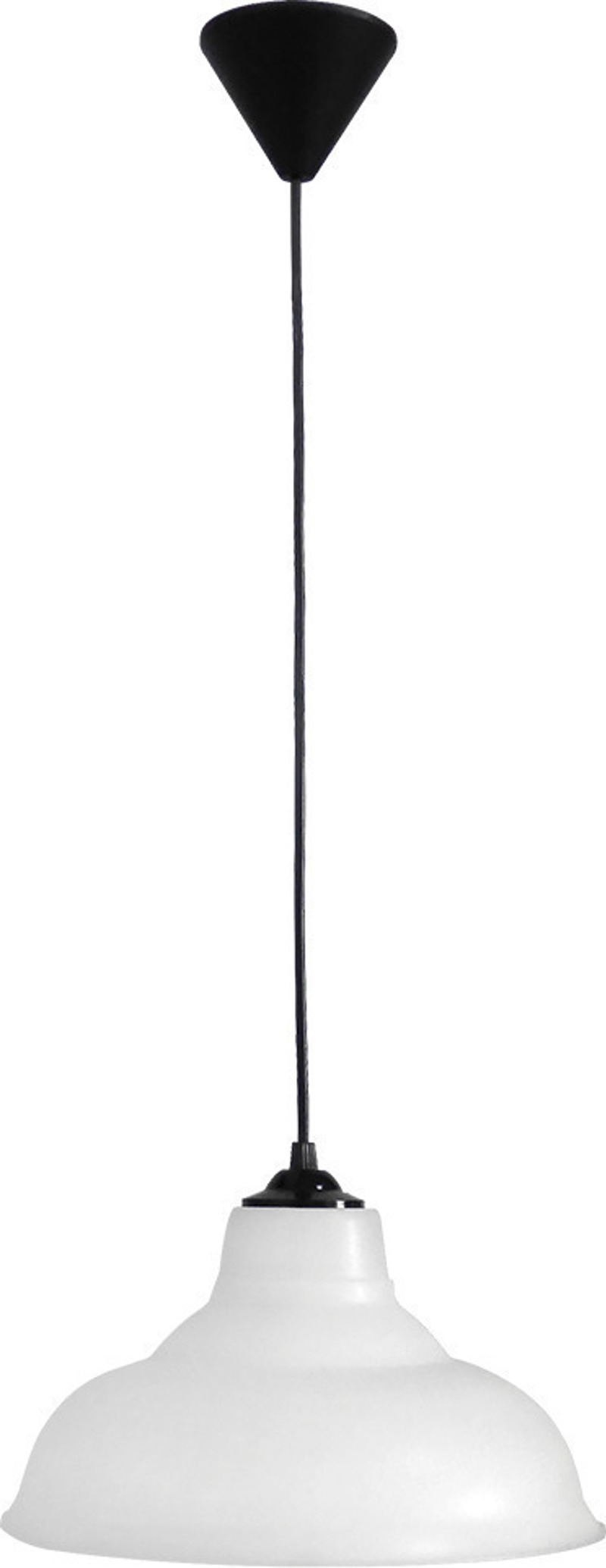 Heronia Φωτιστικό Οροφής Πλαστικό PUBLIC Λευκό/Μαύρο E2