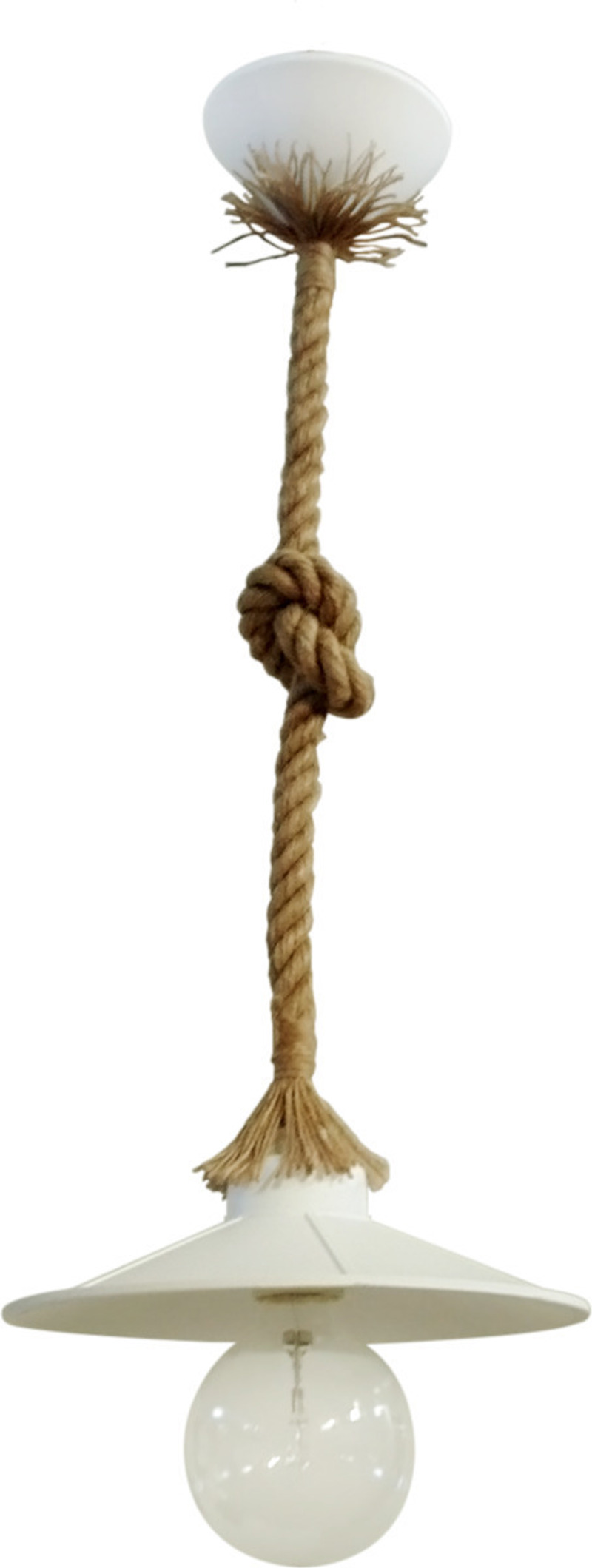 Φωτιστικά agiovlasitishome - ΣΗΜΑΝΤΙΚΟ: Σε περίπτωση διαφοράς τιμής από το κατάστημα ισχύει παντα και μόνο η τιμή του καταστήματος Heronia Φωτιστικό Οροφής Πλαστικό/Σχοινί LP-150K ROPE U