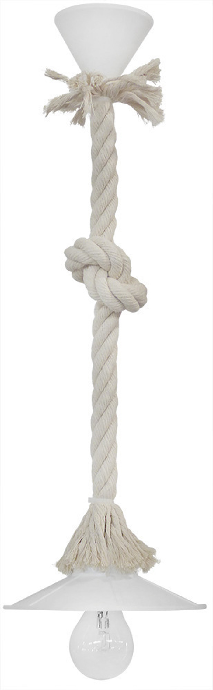 Heronia Fotistiko Orofis Plastiko/Sxoini MACRAME MAC-150K-MAC-ROPE Ekrou E27 18X60cm 31-1078