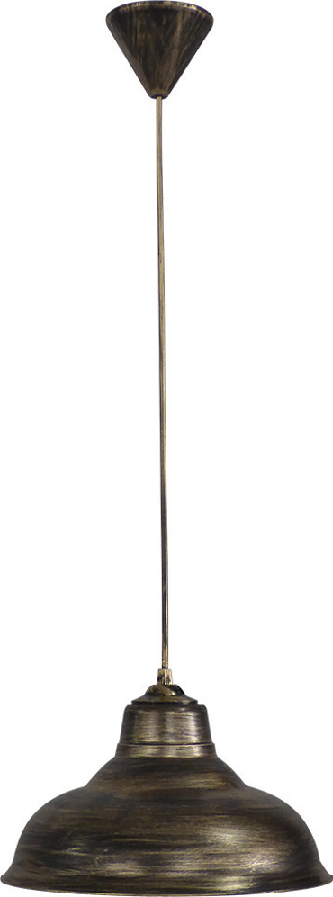 Heronia Φωτιστικό Οροφής Πλαστικό PUBLIC Μπρονζέ E27 28,5Χ80cm 35-0022