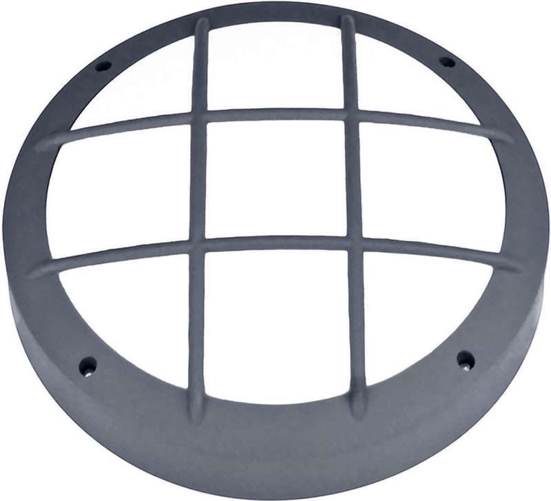 Heronia Απλίκα Τοίχου/Οροφής Πλαφόν Εξωτερικού Χώρου Πλαστικό SLP-40Β Γκρί 2/Ε27 18Χ8cm 13-0100