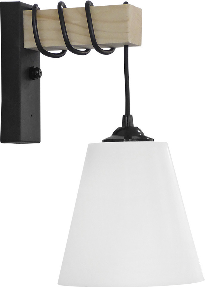 Φωτιστικά agiovlasitishome - ΣΗΜΑΝΤΙΚΟ: Σε περίπτωση διαφοράς τιμής από το κατάστημα ισχύει παντα και μόνο η τιμή του καταστήματος Heronia Απλίκα Τοίχου Πλαστικό/Ξύλο FUN-01ΑΡ SQUARE Μαύ