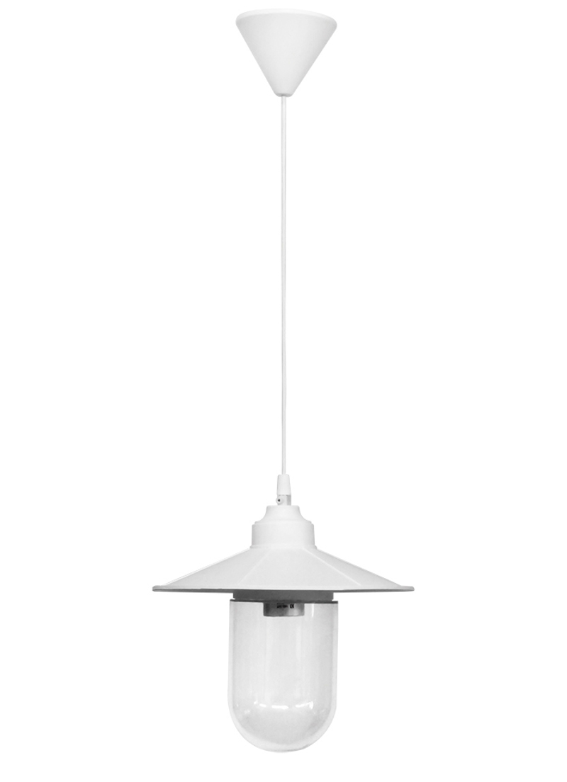 Heronia SLP-651K WHITE Κρεμαστό Φωτιστικό Οροφής Πλαστι