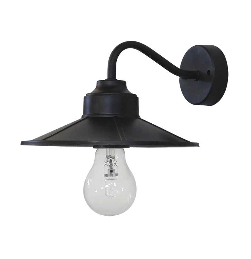 Φωτιστικά agiovlasitishome - ΣΗΜΑΝΤΙΚΟ: Σε περίπτωση διαφοράς τιμής από το κατάστημα ισχύει παντα και μόνο η τιμή του καταστήματος Heronia Απλίκα Τοίχου Μεταλλική/Πλαστική Μαύρη E27 13X2