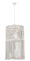 Heronia Xeiropoiito Fotistiko Orofis Bambaki/Sxoini MACRAME MAC-01 Ekrou E27 30X100cm 31-1060