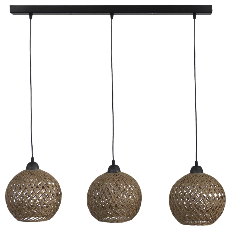 Heronia Κρεμαστό Φωτιστικό Οροφής SILK/3L RAGA CE 3φωτο