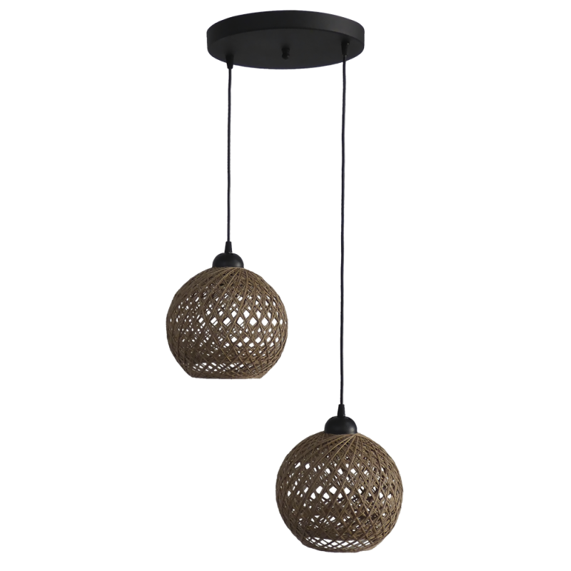 Heronia Lighting - ΣΗΜΑΝΤΙΚΟ: Σε περίπτωση διαφοράς τιμής από το κατάστημα ισχύει παντα και μόνο η τιμή του καταστήματος Heronia Κρεμαστό Φωτιστικό Οροφής SILK/2L PENDEL 2φωτο