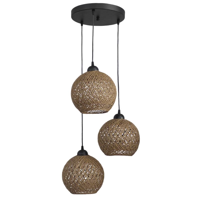 Heronia Κρεμαστό Φωτιστικό Οροφής SILK/3L PENDEL 3φωτο 