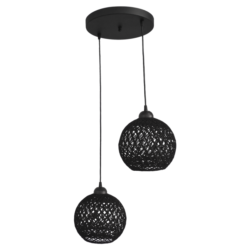 Heronia Κρεμαστό Φωτιστικό Οροφής SILK/2L PENDEL 2φωτο 